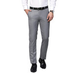 MANQ Men's Slim Fit Formal Trousers