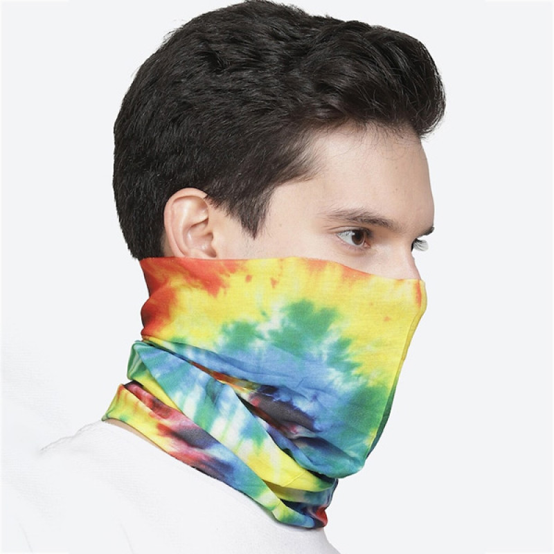 Men Multicoloured Printed Scarf