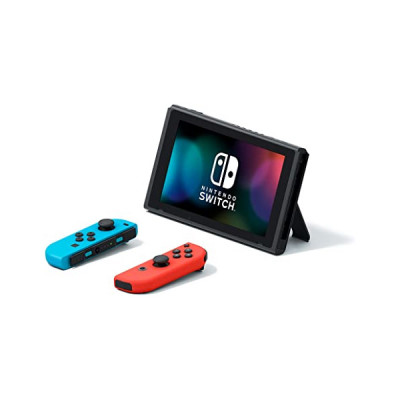 Nintendo Switch with Neon Blue and Neon Red Joy‑Con