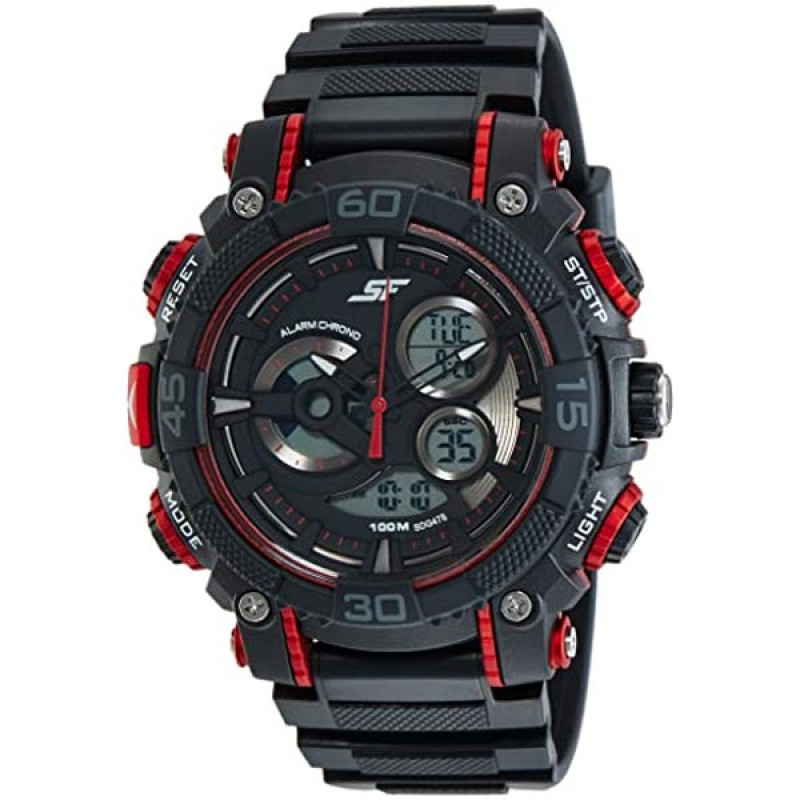 SF Xtreme Gear Analog-Digital Black Dial Men's Watch