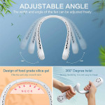 DGLK The Portable Neck Fan From Popular Earphone Design,The Leafless Neck Fan Perfect For Personal Fan,with Features,Like USB Mini Fan, Ultra-Quiet, B